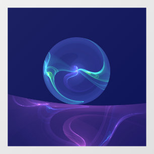 Luminous Blue Purple Dream Abstract Fractal Art