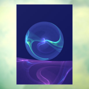 Luminous Blue Purple Dream Abstract Fractal Art