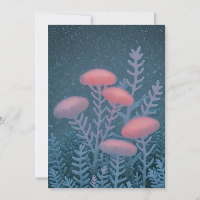 Luminous Botanical Invitation | Holiday Cards (Front)