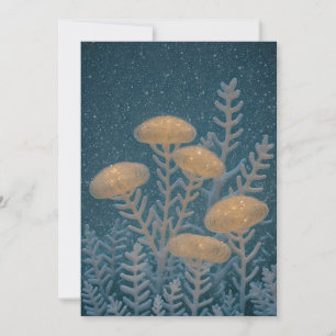 Luminous Botanical Invitation Holiday Cards