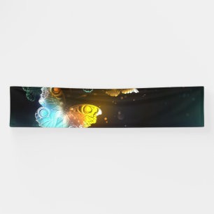 Luminous Butterfly and Night butterflies Banner