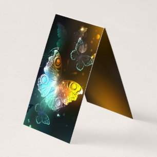 Luminous Butterfly and Night butterflies Business Card