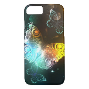 Luminous Butterfly and Night butterflies iPhone 8/7 Case