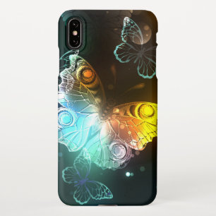 Luminous Butterfly and Night butterflies iPhone Case