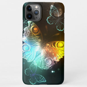 Luminous Butterfly and Night butterflies iPhone 11Pro Max Case