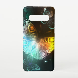 Luminous Butterfly and Night butterflies Samsung Galaxy Case