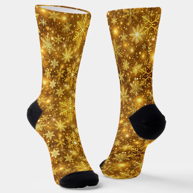 Luminous Christmas Waltz Socks (Angled)