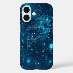 Luminous Dataflow iPhone 16 Case