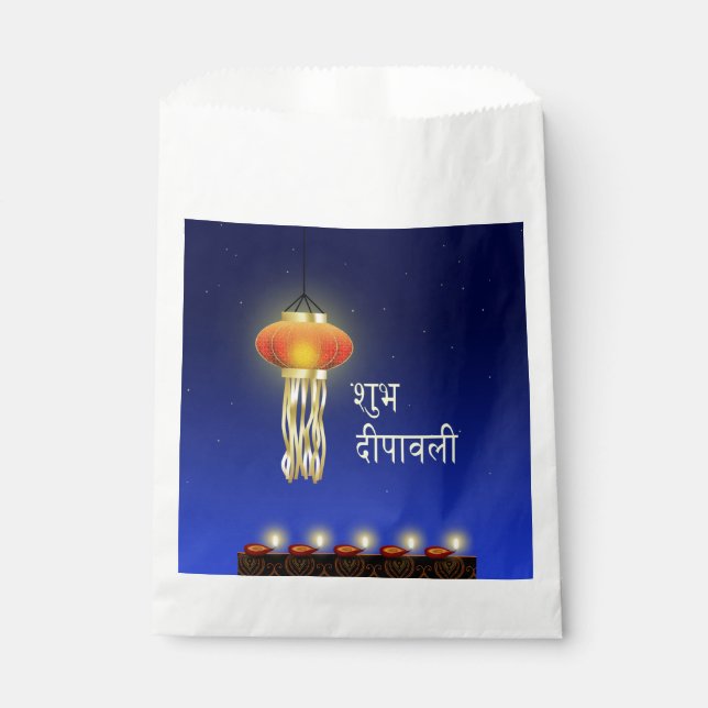 Luminous Diwali Lamp - Favour Bag (Front)