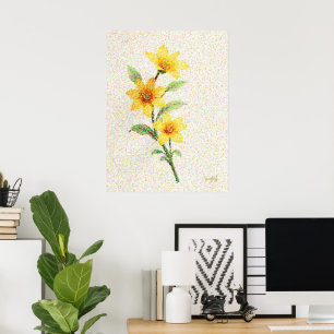 Luminous Dotwork Poster