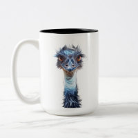 Luminous Emu Bird Art