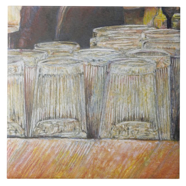 Luminous Equivalent of Passionate Emotions Ceramic Tile (Front)