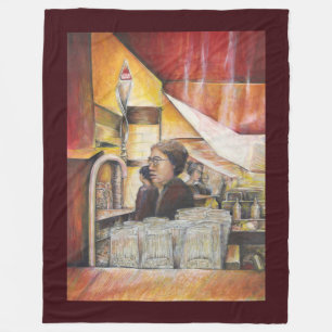 Luminous Equivalent of Passionate Emotions Fleece Blanket