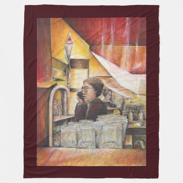 Luminous Equivalent of Passionate Emotions Fleece Blanket (Front)