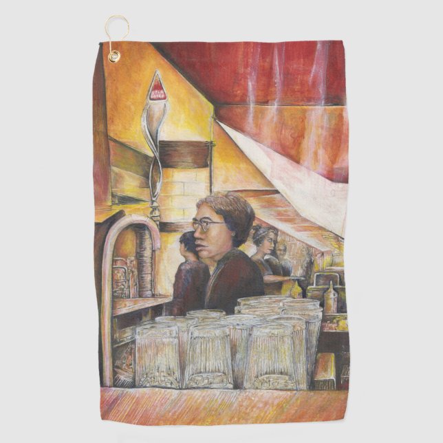 Luminous Equivalent of Passionate Emotions Golf Towel (Front)