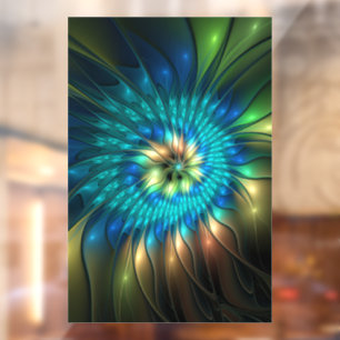 Luminous Fantasy Flower, Colourful Abstract Fracta