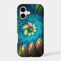 Luminous Fantasy Flower, Colourful Abstract Fracta