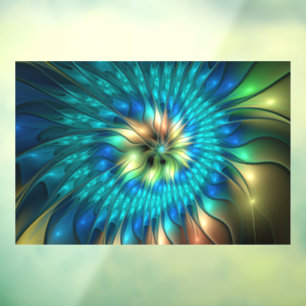 Luminous Fantasy Flower, Colourful Abstract Fracta