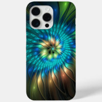 Luminous Fantasy Flower, Colourful Abstract Fracta