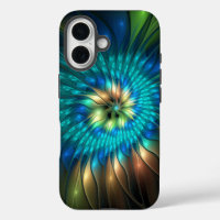 Luminous Fantasy Flower, Colourful Abstract Fracta