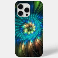 Luminous Fantasy Flower, Colourful Abstract Fracta