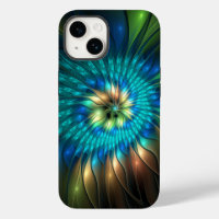 Luminous Fantasy Flower, Colourful Abstract Fracta