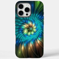 Luminous Fantasy Flower, Colourful Abstract Fracta