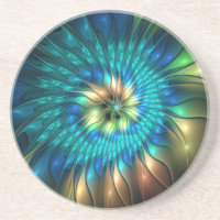 Luminous Fantasy Flower, Colourful Abstract Fracta