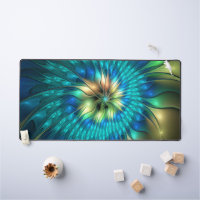 Luminous Fantasy Flower, Colourful Abstract Fracta