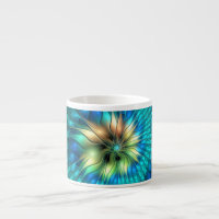 Luminous Fantasy Flower, Colourful Abstract Fracta