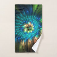 Luminous Fantasy Flower, Colourful Abstract Fracta
