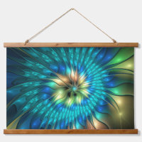 Luminous Fantasy Flower, Colourful Abstract Fracta