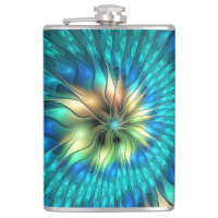 Luminous Fantasy Flower, Colourful Abstract Fracta