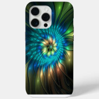Luminous Fantasy Flower, Colourful Abstract Fracta