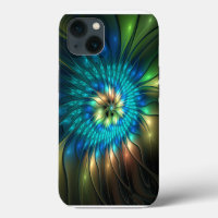 Luminous Fantasy Flower, Colourful Abstract Fracta