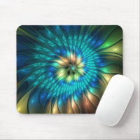 Luminous Fantasy Flower, Colourful Abstract Fracta