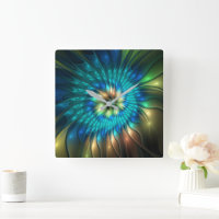 Luminous Fantasy Flower, Colourful Abstract Fracta