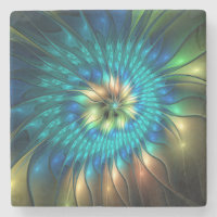 Luminous Fantasy Flower, Colourful Abstract Fracta