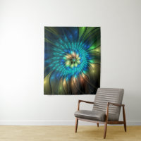 Luminous Fantasy Flower, Colourful Abstract Fracta