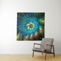 Luminous Fantasy Flower, Colourful Abstract Fracta