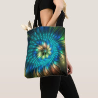 Luminous Fantasy Flower, Colourful Abstract Fracta