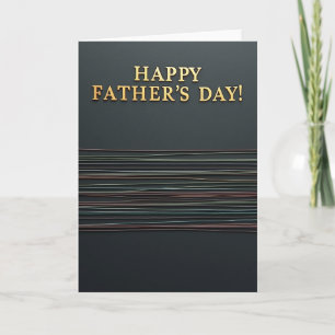 Luminous Fathers Day Type Card