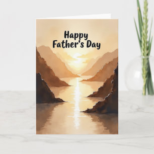 Luminous Fathers Day Vista Card