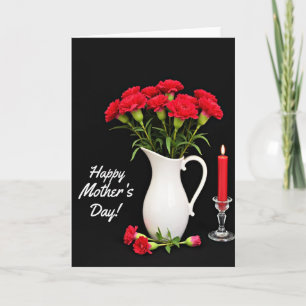 Luminous Flame Mothers Day Card