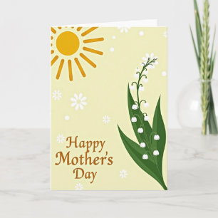 Luminous Floral Celebration Card