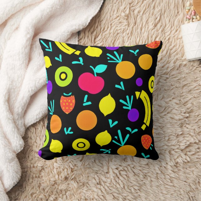 Luminous Fruit Fiesta Cushion (Blanket)