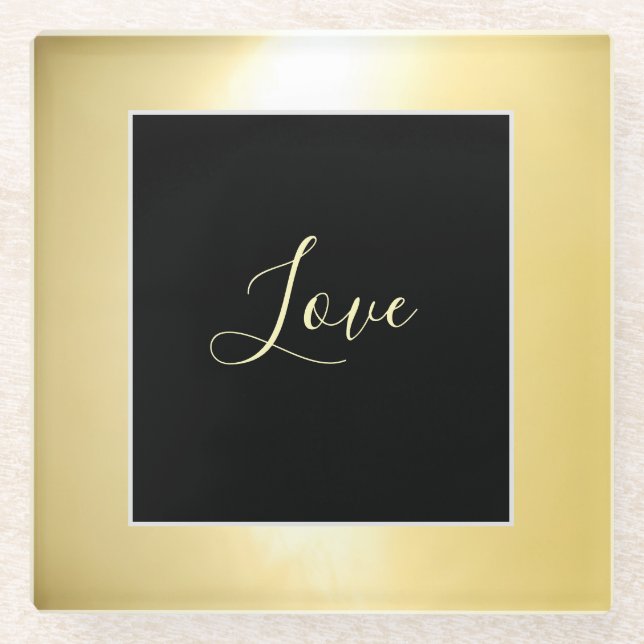 Luminous Gold Coaster (Front)