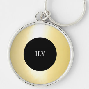 Luminous Gold ILY Keychain