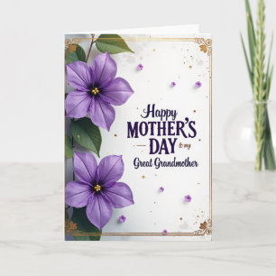 Luminous Great Grandmothers Card