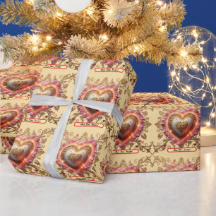 "Luminous Heart Harmony" Wrapping Paper